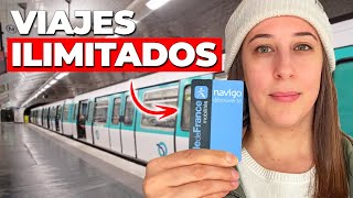 Ventajas de comprar el pase Navigo semanal en París [upl. by Kimber]