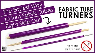 The Easiest Way to turn Fabric Tube Inside Out  Fabric Tube Turners [upl. by Markowitz452]