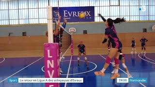 LEvreux Volley Ball retrouve la Ligue A Féminine [upl. by Namyac661]