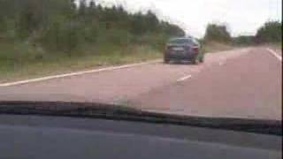 BMW E46 M3 convertible vs Volvo S60 T5 [upl. by Dnomyad]