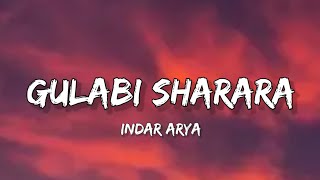 Inder Arya  Gulabi Sharara Lyrics  Lyrical Bam Hindi [upl. by Eoz]