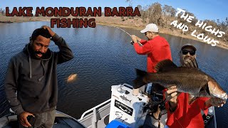 BARRA FISHING LAKE MONDURAN  The highs and lows of our first trip [upl. by Lsiel]