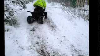 quadding with 150cc quad FULL THROTTLE [upl. by Leandre]