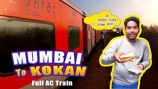 Railway journey from LTT  Mumbai  To Kankawali  Karmali Express royalkokani [upl. by Nocam674]