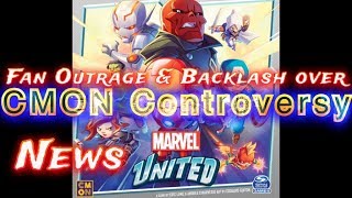 CMON Fan Outrage amp Backlash over Marvel United deception [upl. by Anastasius340]