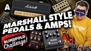 Guess the Real Marshall Amp  Pedals vs Real Amp Blindfold Challenge [upl. by Nylessoj845]