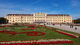 Gloriette and Schloss Schönbrunn Vienna drone footage DJI Spark [upl. by Adnorehs678]