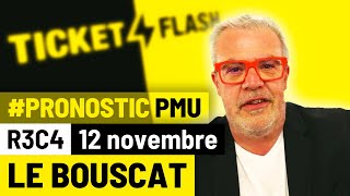 Pronostic PMU course Ticket Flash Turf  Le Bouscat R3C4 du 12 novembre 2021 [upl. by Aida699]