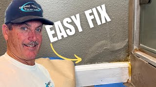 How To Repair Drywall Water Damage Around Shower The EASY WAY  Ez Pro Texture [upl. by Erikson580]