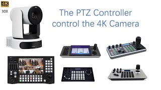 Control the SMTAV 4K PTZ camera through the PTZ controller [upl. by Novrej]