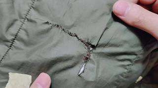 Teach yourself this magic stitch to fix a hole in your jacket yourself without leaving a trace [upl. by Camel]