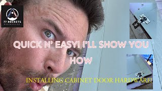 Installing Cabinet Door Hardware Fast and Easy Let me show you how [upl. by Benge]