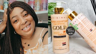 Pure Egyptian Magic Whitening Gold Lotion  My Personal Experience  How To Use [upl. by Artinad564]