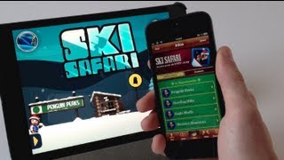 Mon Jeu du mois de Janvier  SKI SAFARI iPhone iPod touch iPad [upl. by Hannahsohs117]