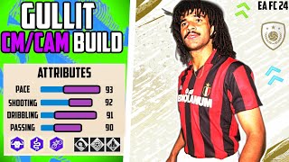 THE MOST ICONIC VERSATILE BEST GULLIT CMCAM BUILD EA FC 24 Pro Clubs [upl. by Marsiella1]