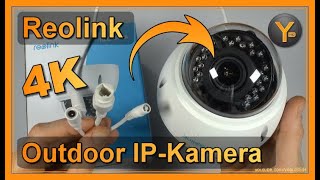 Reolink RLC842A  4K Outdoor IPKamera im Test [upl. by Frierson]