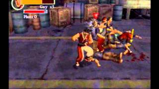 Final Fight Streetwise  Arcade Mode as Guy  Stage 1  Part 2 of 2 [upl. by Harbed]