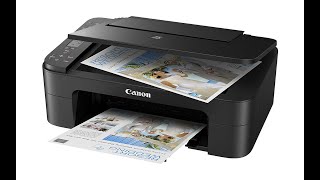 Canon PIXMA TS3350 Multifunction Wifi Printer Black  Test [upl. by Adaminah]