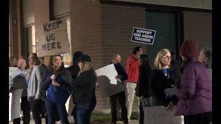 AAPS teachers and parents protest healthcare increases [upl. by Odarnoc686]