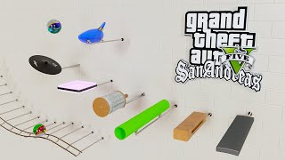 Marble Plays GTA San Andreas Theme on Different Instruments [upl. by Cheri]