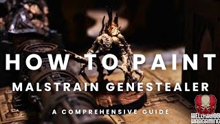 Painting Necromunda Hive Secundus  Malstrain Genestealer Painting Guide [upl. by Ettenrahc]