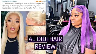 Amazon Purchased WIG  ALIDIDI Hair Review [upl. by Lleznov251]