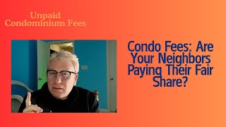 Condo fees not being paid Home prices drop [upl. by Mukund]