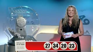 LOTTO 6aus49Gewinnzahlen von Samstag 27072024 [upl. by Devlen]