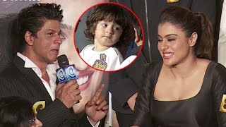 SHOCKING Shahrukh Khan Says Abram Khan HATES Kajol SRK Together [upl. by Knutson]