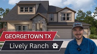 BEAUTIFUL New Construction in Georgetown  Lively Ranch  Lennar Homes [upl. by Ruscher]