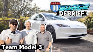 Tesla Model 3 Beat Almost Every Electric Car In A Race Across The Country I90 Surge Team Recap [upl. by Yralam]