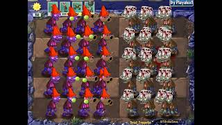 Conehead Zombie And Conehead Peashooter Zombie Vs BucketHead Zombie Fight  Plants Vs Zombies [upl. by Etteve]