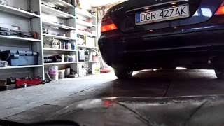 W211 22 CDI Engine Sound  Exhaust [upl. by Fairley]