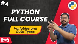 Variables and Data Types  Python Full Course in Hindi 2023  Tuffle [upl. by Repsag]