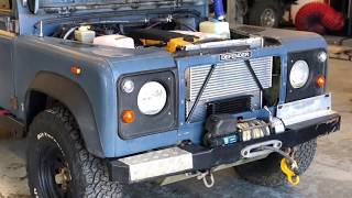 Om606 TURBO Landrover Defender SOUNDS AWSOME [upl. by Asena]