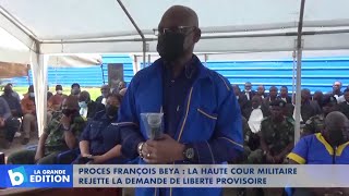 Procès François Beya La Haute Cour Militaire rejette la demande de liberté provisoire [upl. by Bast668]