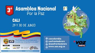 Asamblea regional por la paz Cali Valle del Cauca [upl. by Ydor]