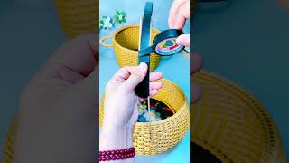 Basket designyoutube howtomakenewdesign shortviral trendungshorts diy [upl. by Marvin]