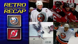 Isles clinch in final game  Retro Recap  Islanders vs Devils [upl. by Eivets]