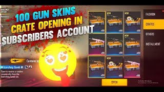 Unboxing 71 Rare weapon crates in Garena free fire max 😱 [upl. by Cozmo]