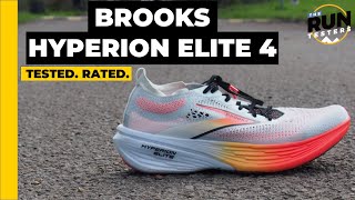 Brooks Hyperion Elite 4 review Does Brooks finally have an elite race shoe [upl. by Zetrauq]