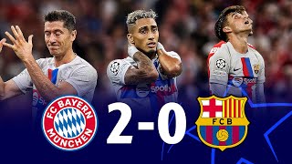 Bayern Munich vs Barcelona 20 Champions League Group Stage 202223  MATCH REVIEW [upl. by Annaiel]