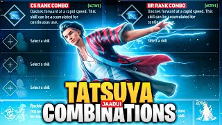 BEST CHARACTER COMBINATIONS FOR TATSUYA AFTER UPDATE  PERFECT CHARACTER COMBINATIONS FOR CS RANK [upl. by Tybi67]