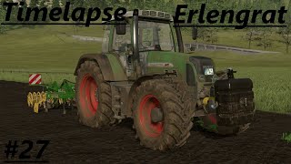 LS22 Timelapse Erlengrat 27 Ölrettich einarbeiten mit dem Fendt 716 TMS [upl. by Anhoj]