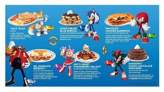 Sonic The Hedgehog IHOP Menu Official Video [upl. by Melleta]