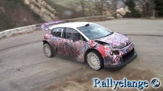 Test Monte Carlo 2017 Citroen C3 WRC Kris Meeke [upl. by Leahcin]