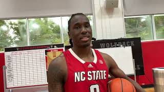 NC State junior wing Mike James interview [upl. by Cyrill704]