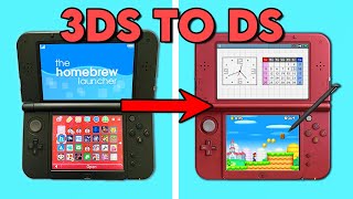 Turning My Modded 3DS into a DS [upl. by Lohrman]