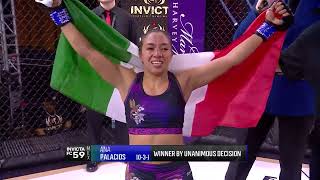 Invicta FC 59 Ana Palacios PostFight Interview [upl. by Garvy65]