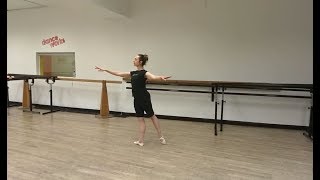 Arabesques ballet tutorial beginner level [upl. by Anael]